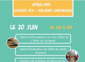 Lire la suite à propos de l’article Ateliers APA et Maladies chroniques