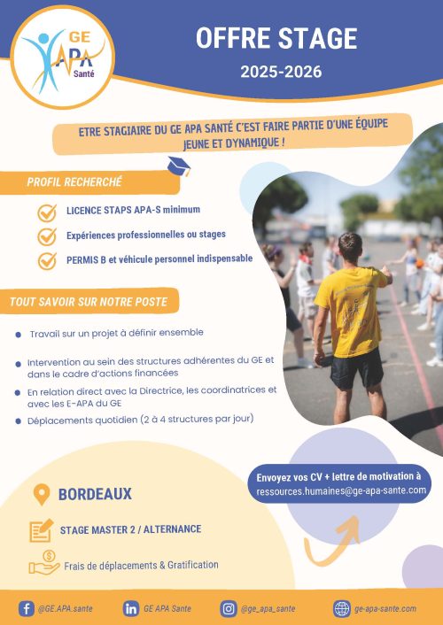 Offres de stage ou alternant 2025-2026